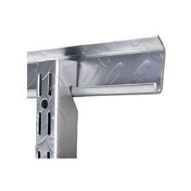Knape & Vogt HEAVYWEIGHT 0221-40PM Hang Track, 400 lb Weight Capacity, Wall Mounting, Steel