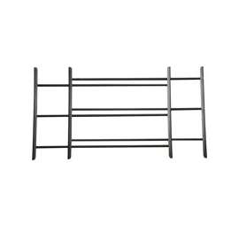 John Sterling 1120 Series 1123-DB Window Guard, 23 to 42 in W, 15 in H, 3-Bar, Steel, Dark Black