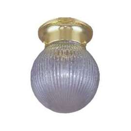 Boston Harbor Dimmable Ceiling Light Fixture, (1) 60/13 W Medium A19/Cfl Lamp, Polished Brass