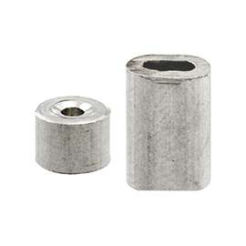 Prime-Line GD 12151 Cable Ferrule and Stop, Aluminum