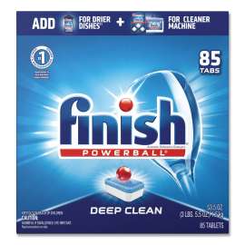 Powerball Dishwasher Tabs, Fresh Scent, 85/Box, 4 Boxes/Carton