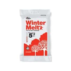 Cargill Diamond Crystal Winter Melt 100012604 Ice Melter Salt, White, 25 lb Bag