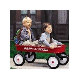 RADIO FLYER 18 Wagon, 150 lb Capacity, Steel, Classic Red
