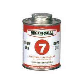 No. 7 Pipe Thread Sealants, 1 Pint Can, Black