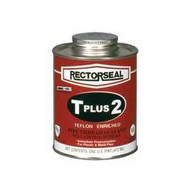 T Plus 2 Pipe Thread Sealants, 1 Pint Can, White