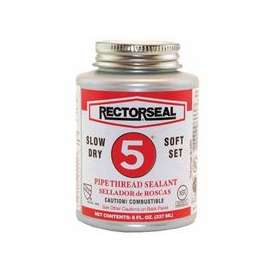 No. 5 Pipe Thread Sealants, 1 Quart Can, Yellow