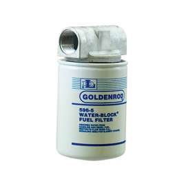 DL Goldenrod Water Block 596 Fuel Filter, 25 gpm, 1 in NPT