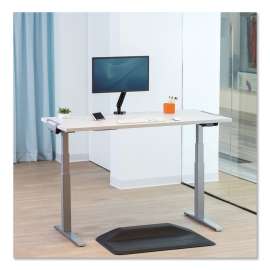 Levado Height Adjustable Desk Base (Base Only), 72w x 48d x 47.2h, Silver