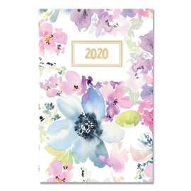 MiracleBind Weekly/Monthly Planner, 8 x 5, Floral, 2020