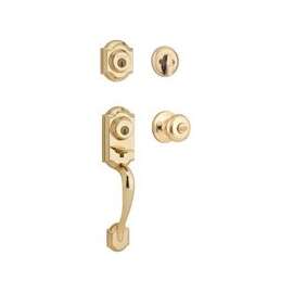 Kwikset 95530-017 Handleset, 2 Grade, Polished Brass