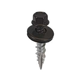 Acorn International SW-MW1BK250 Self-Tapping Screw, #9 Thread, High-Low, Twin Lead, Type 17 Point