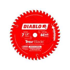 Diablo D0744CD Circular Saw Blade, 7-1/4 in Dia, Carbide Cutting Edge, 5/8 in Arbor