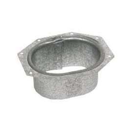 Amerimax 29051 Gutter Outlet, 5 in Gutter, K-Style Gutter, Galvanized Steel