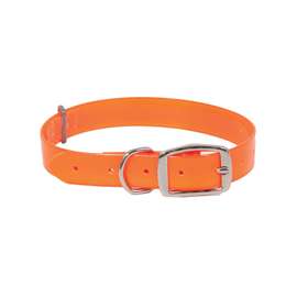 Ruffmaxx 10792 Adjustable Dog Collar, 14 to 22 in L Collar, Thermoplastic Polyurethane, Orange