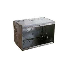 RACO 692 Switch Box, Rectangular, Galvanized Steel, Gray
