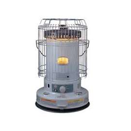 Kero World KW-24G Portable Heater, 23,800 Btu, 1000 sq-ft Heating Area, Gray