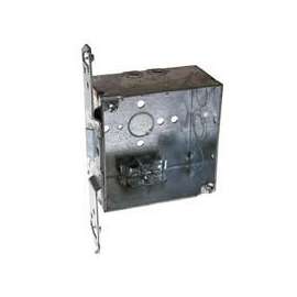 RACO 8240 Switch Box, Clamp Cable Entry, 4-Knockout, Bracket Mounting, Steel