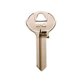 Hy-Ko 11010CO105 Key Blank, Brass, Nickel Plated