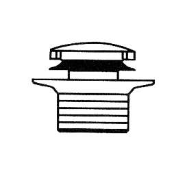 Plumb Pak PP22620PC Drain Foot Lock Assembly, Chrome, For Bath Drains