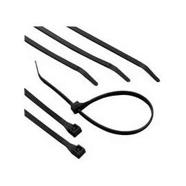 Heavy-Duty Cable Ties w/DbleLock, 175 lb Tensile Strength, 21", UV Black, 50/Bag
