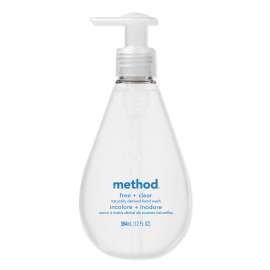 Gel Hand Wash, Fragrance-Free, 12 oz Pump Bottle