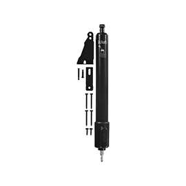 Wright Products TAP-N-GO V2010BL Pneumatic Door Closer, 90 deg Opening, Black