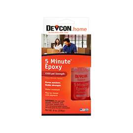 Devcon 20945 Epoxy Adhesive, Amber, 4.5 oz Bottle
