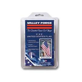 Valley Forge USS-1 USA Flag, 5 ft W, 3 ft H, Poly Cotton