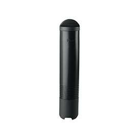 IGLOO 00008090 Cup Dispenser, Metal/Plastic, Black, For 5 gal Water Coolers