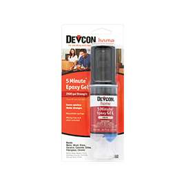 Devcon 21045 High-Strength Epoxy Gel Adhesive, Cream, 0.84 oz Syringe