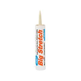 Big Stretch 10002 Acrylic Caulk, Almond, 10.5 oz Cartridge