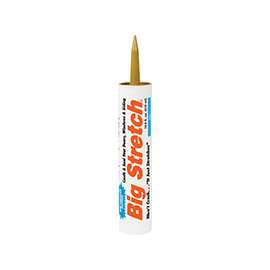 Big Stretch 10014 Acrylic Caulk, Tan, 10.5 oz Cartridge