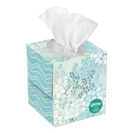 Lotion Facial Tissue, 2-Ply, White, 65 Sheets/Box