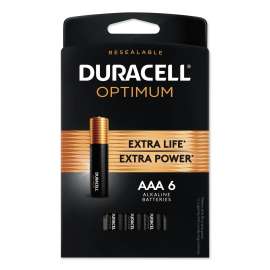 Optimum Alkaline AAA Batteries, 6/Pack