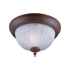 Boston Harbor Dimmable Ceiling Light Fixture, (1) 60/13 W Medium A19/Cfl Lamp, Cobblestone