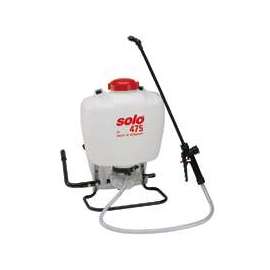 SOLO 475-B Backpack Sprayer, 4 gal Tank, 4 ft L Hose, HDPE Tank