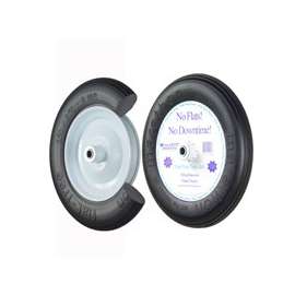 MTD 00003 Wheelbarrow Wheel, 300 lb Max Load, 8 in Dia Rim, 13 in Dia Tire, Polyurethane Tire