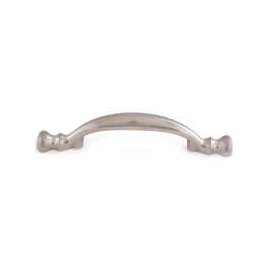 Amerock BP874G9 Cabinet Pull, 5-1/16 in L x 1-1/8 in H Handle, Zinc, Sterling Nickel
