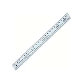 Johnson J48 Measuring Rule, SAE, Aluminum, 48 in L
