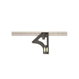 Johnson 415 Combination Square, SAE, Level Vial, Stainless Steel Blade, 12 in L Blade