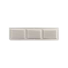 Master Flow EAC16X8W Undereave Vent, Aluminum, White