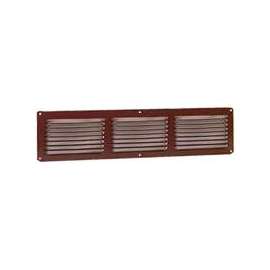 Master Flow EAC16X4BR Undereave Vent, Aluminum, Brown