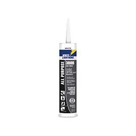 White Lightning 3006 ULTRA W11000010 Siliconized Acrylic Latex Sealant, White, 10 fl-oz Cartridge