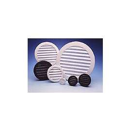 Maurice Franklin PLW-100 Series PLW100 3 Screen Louver, Polypropylene, White
