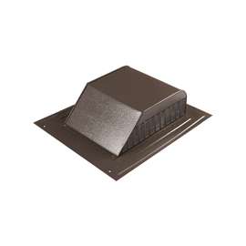 Master Flow SSB960ABR Roof Louver, Aluminum, Brown