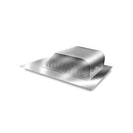 Master Flow SSB960AWW Roof Louver, Aluminum, Weathered Wood
