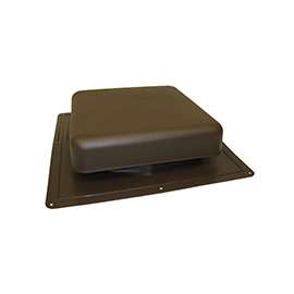 Master Flow RT65BR Roof Louver, Resin, Brown