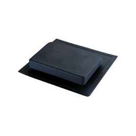 Master Flow IR61BL Roof Louver, Resin, Black