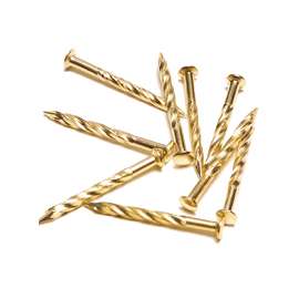 M-D 21485 Screw Nail, 1-1/4 in L, 12