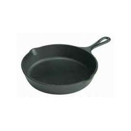 Lodge L3SK3 Seasoned Skillet, 6-1/2 in Dia, Iron, Black